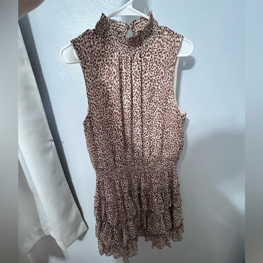 MSK brand animal print dress